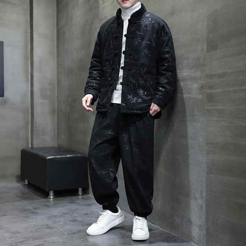メンズ 流行り物 成人男性服  厚地の外套 成人男性用 生あたたかい フリース 綿原料品 レトロ 照明ランプ色合い ロング丈 秋 冬