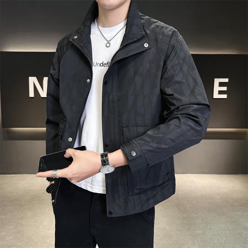 メンズ 流行り物 服 成人男性用 オシャレ 分かりやすい 成年者 かっこいい 表どおり  細工物上衣 厚地の外套 照明ランプ色合い 心地よい 刷り上げる トップス