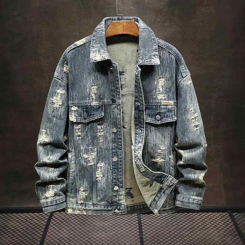 秋 冬 コーデ メンズ 服 分かりやすい 流行り物 オシャレ 成年者 かっこいい 途轍も無い大きさ 表どおり 成人男性服 ハイエンド レトロ ジャカード ジーンズ 上衣 綿織物 上衣 ラインドライブ