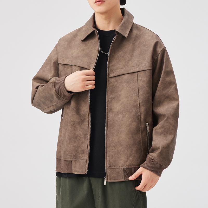 秋 冬 コーデ メンズ 服 分かりやすい 流行り物 オシャレ 成年者 かっこいい 馬鹿でかい大きさ 表どおり 成人男性服 商行為 旅行 スエードクロス 上衣 甚だしい レトロ ファスナー 衣嚢 ライダース 上衣