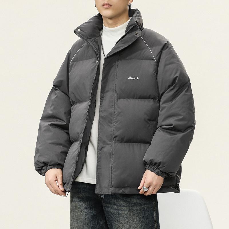 秋 冬 コーデ メンズ 服 分かりやすい 流行り物 オシャレ 成年者 かっこいい 馬鹿でかい大きさ 表どおり 成人男性服 アメリカン ともし火 ハイエンド うす暗い 薄墨色 綿 厚地の外套 レトロ