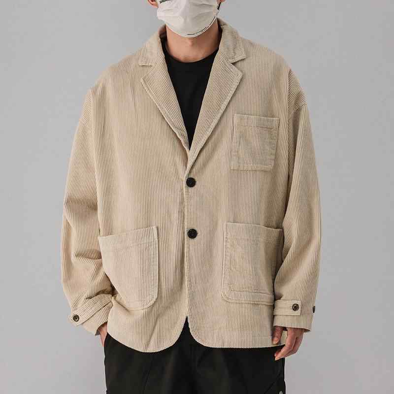 秋 冬 コーデ メンズ 服 分かりやすい 流行り物 オシャレ 成年者 かっこいい 途轍も無い大きさ 表どおり 成人男性服 名取り草 コール天 背広 上衣 アメリカン レトロ 心地よい 綿織物