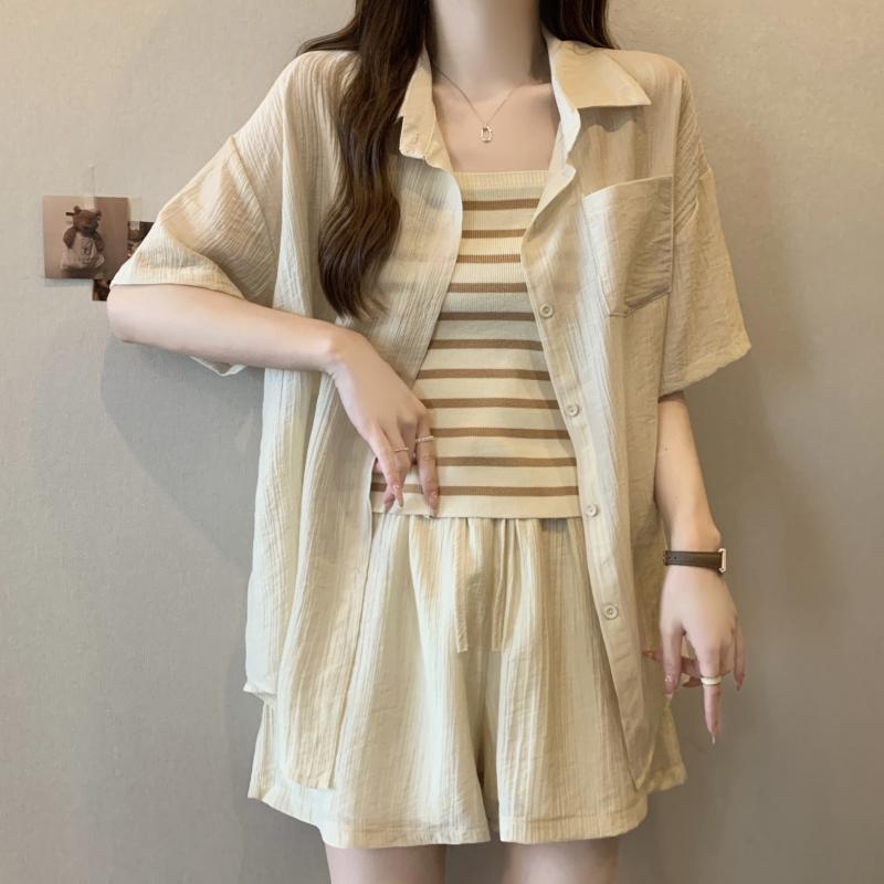 秋コーデ レディース 流行り物 お上さん服 心地よい お召しもの 夏服 日焼押しとどめる プルオーバー ズボン下 スリー天下太平背広