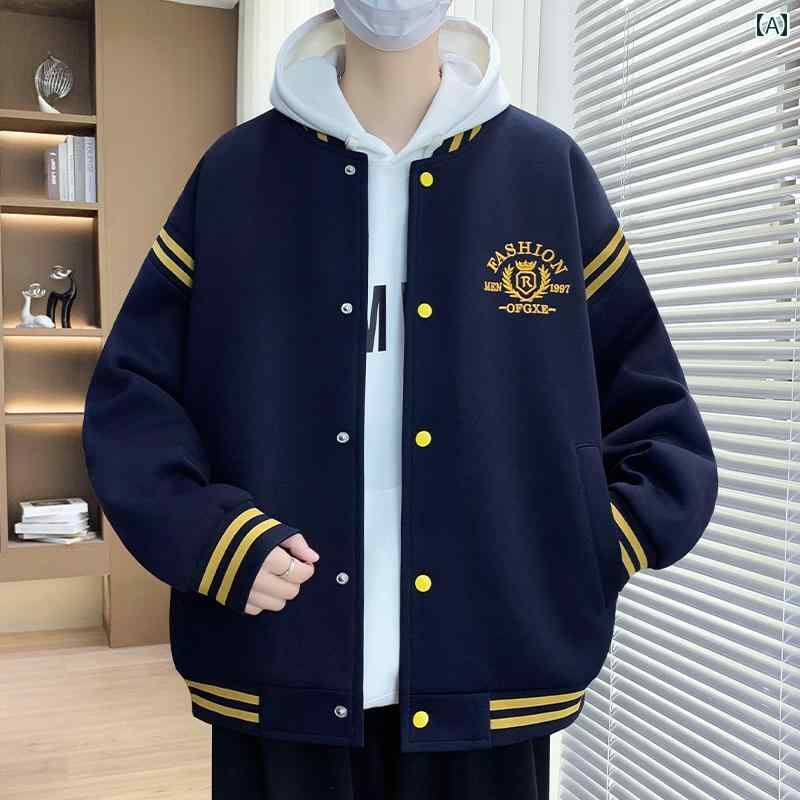 メンズ 流行り物 服 成人男性用 オシャレ 分かりやすい 成年者 かっこいい 表どおり  野球 上衣 アメリカン 分科大学 上衣 飛行士 御召しもの