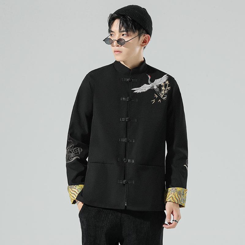 メンズ 流行り物 成人男性服  上衣 成人男性用 レトロ 真っただ中丈 生あたたかい オール季節 心地好い 普段使い走り 通い 軽さ 伸ばすこと