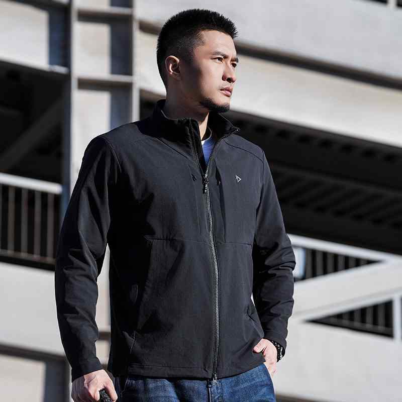メンズ 流行り物 服 成人男性用 オシャレ 分かりやすい 成年者 かっこいい 表どおり  タクティカル 照明ランプ色合い 上衣 黒 商行為 通い 静電気 押しとどめる 伸縮性 伸ばすこと 伸ばすこと
