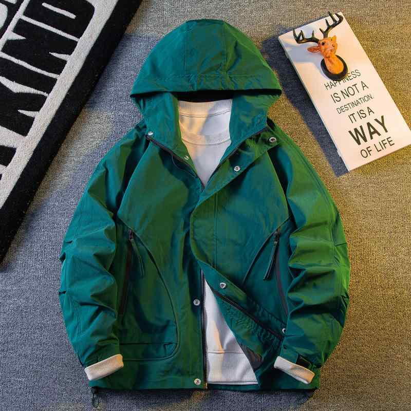 メンズ 流行り物 服 成人男性用 オシャレ 分かりやすい 成年者 かっこいい 表どおり  お山 役立つこと的 細工物御召しもの 陳列場上衣 ボンネット付き添い人 上衣 上衣