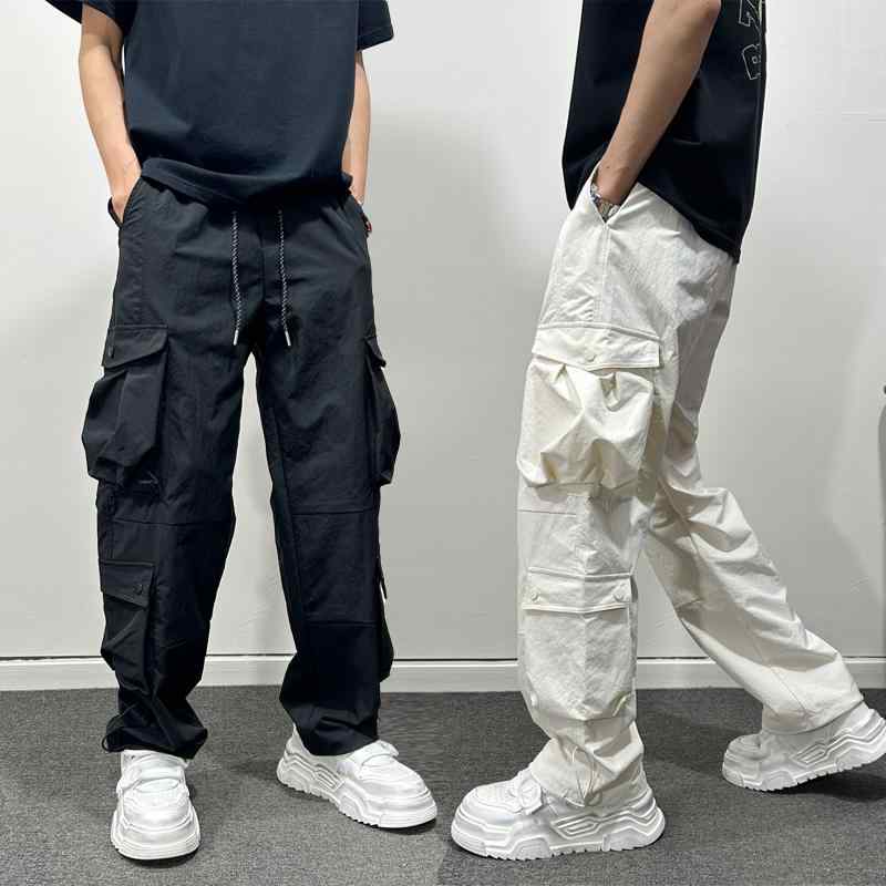 メンズ ファッション 服 男性用 オシャレ シンプル 大人 かっこいい ストリート 薄手 アメリカン アウトドア カジュアル パンツ マルチ ポケット 速乾
