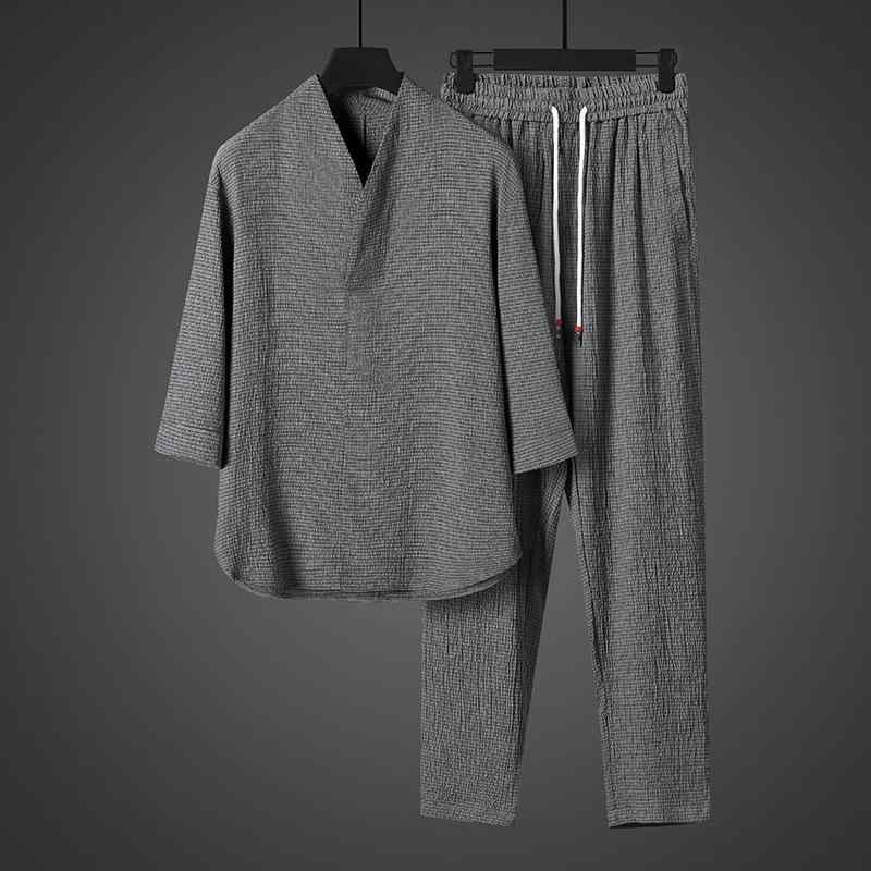 メンズ 流行り物 成人男性服 ティーシャツ 半袖 成人男性用 レトロ 漢服風 薄っぺら ゆったり 馬鹿でかい大いさ 思い入れる服 冷やりとした 広広とした 余暇 心地好い ゆったり影ぼうし 通気性 好いたらしい 普段使い走り 御部屋着
