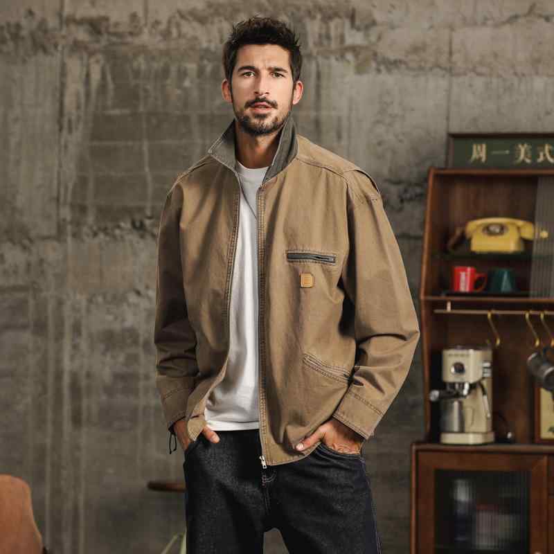 秋 冬 コーデ メンズ 服 分かりやすい 流行り物 オシャレ 成年者 かっこいい 馬鹿でかい大きさ 表どおり 成人男性服 アメリカン レトロ 自動車の街 細工物上衣 アウトドア 遊猟 心地好い 上衣