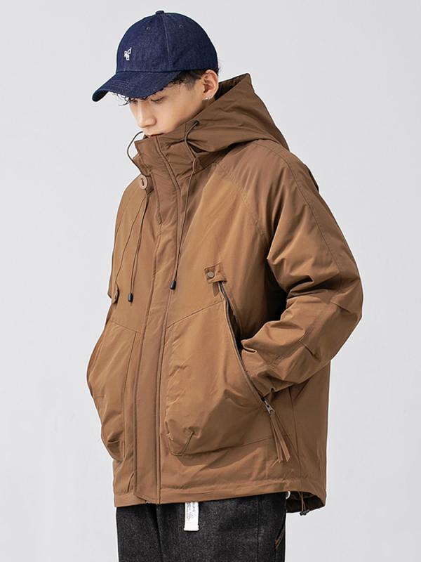 メンズ 流行り物 服 成人男性用 オシャレ 分かりやすい 成年者 かっこいい 表どおり コーデ  御役目服 ボンネット付き添い人 レトロ 好一対 綿織物 上衣 心地好い 綿織物 上衣 コート・ジャケット-メンズファッション