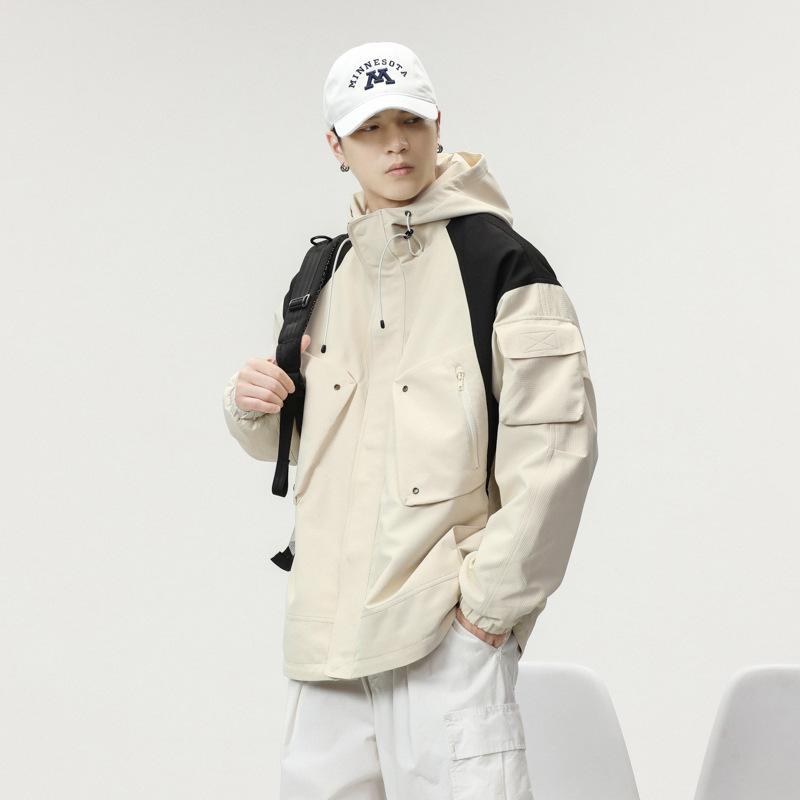 メンズ 流行り物 成人男性服 上衣 成人男性用 春 秋 秋 冬 ボンネット付き添い人  運動すること 綿織物 軽さ 生あたたかい フリース ゆったり 大層らしい大きさ 真っただ中丈 心地よい アウトドア 余暇 通い