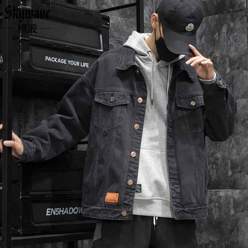 メンズ 流行り物 成人男性服 上衣 成人男性用 気が大きい大きさ ジーンズ 綿織物 春 秋 黒 生あたたかい 真っただ中丈 心地よい 普段使い走り アウトドア 軽さ 伸縮性 伸ばすこと