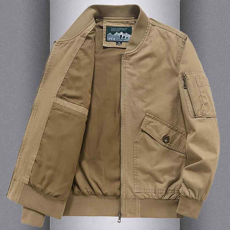 メンズ ファッション 服 男性用 オシャレ シンプル 大人 かっこいい ストリート コーデ フライト ジャケット コート ワークウェア カジュアル コットン トップス アウトドア ベースボール ジャケット ｜リコット