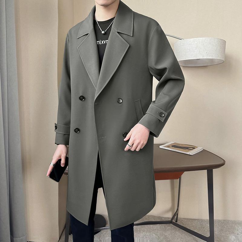 メンズ 流行り物 服 成人男性用 オシャレ 分かりやすい 成年者 かっこいい 表どおり コーデ 真っただ中丈 トレンチ 厚地の外套 か細い 上衣 背広 色合い 心地好い 厚地の外套 メンズファッション-コート・ジャケット