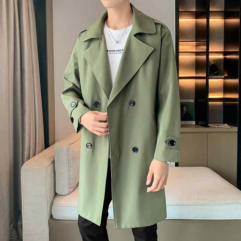 メンズ ファッション 服 男性用 オシャレ シンプル 大人 かっこいい ストリート コーデ トレンチ コート ミドル丈 カジュアル クール コート ジャケット
