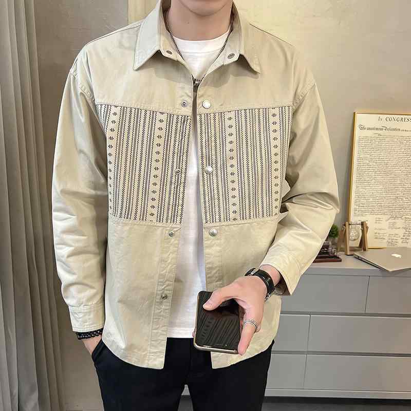 メンズ ファッション 服 男性用 オシャレ シンプル 大人 かっこいい ストリート コーデ シャツ ジャケット 長袖 カジュアル トップス