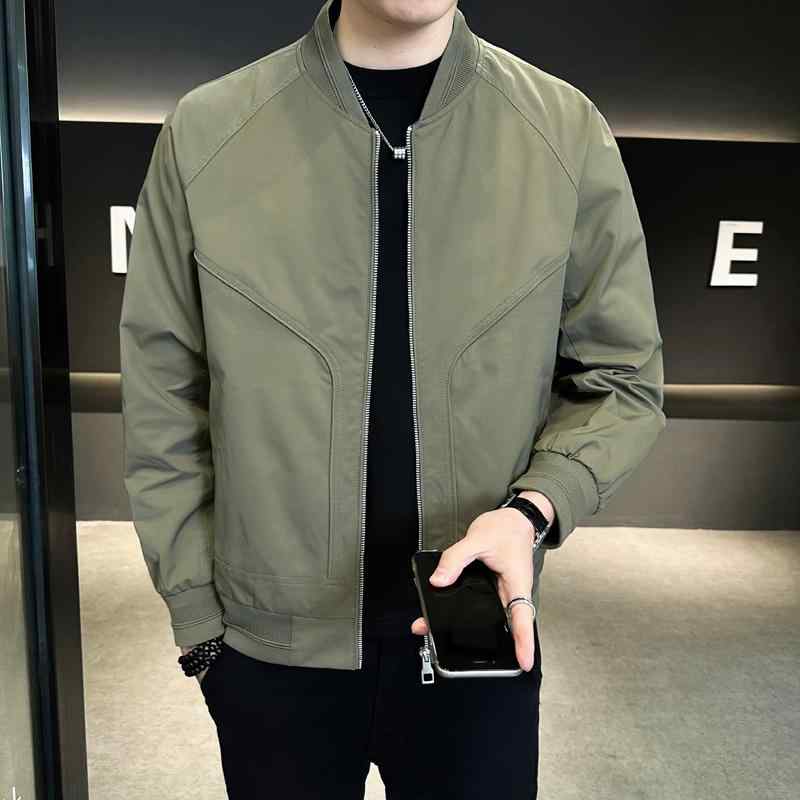 メンズ ファッション 服 男性用 オシャレ シンプル 大人 かっこいい ストリート コーデ ジャケット クール ベースボールカラー ジャケット アメリカン ワークウェア カジュアル トップス