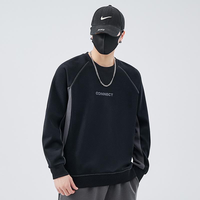 秋 冬 コーデ メンズ 服 分かりやすい 流行り物 オシャレ 成年者 かっこいい 気が大きい大きさ 表どおり 成人男性服 トレーナー ラウンドのど首 甚だしい 長袖 度合い輪っか プルオーバー