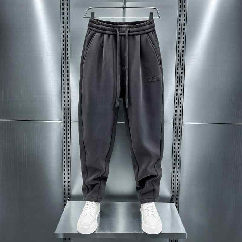 メンズ ファッション 服 男性用 オシャレ シンプル 大人 かっこいい ストリート コーデ 厚手 厚手 カジュアル パンツ ゆったり 無地 ストレート レッグ パンツ スポーツ パンツ
