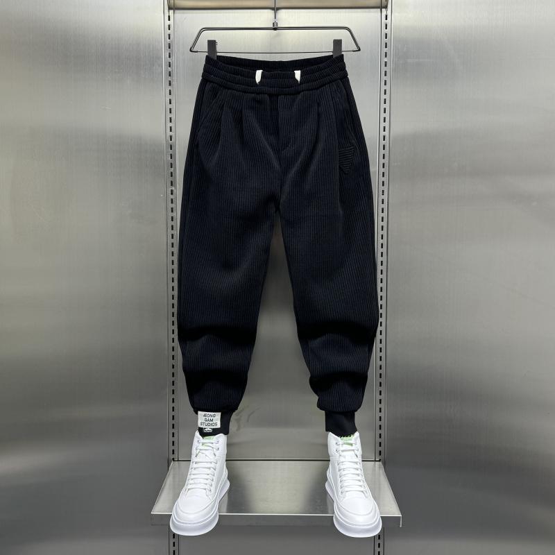 メンズ ファッション 服 男性用 オシャレ シンプル 大人 かっこいい ストリート コーデ コーデュロイ カジュアル パンツ スタイル 厚手 ブラック スリム コーデュロイ パンツ