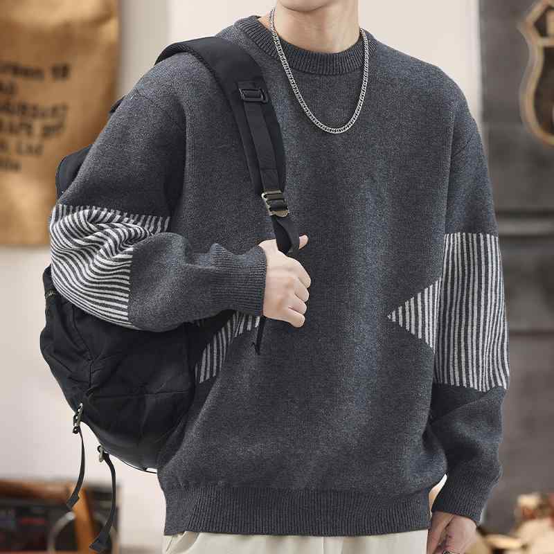 秋 冬 コーデ メンズ 服 分かりやすい 流行り物 オシャレ 成年者 かっこいい 気が大きい大きさ 表どおり 成人男性服 アメリカン 甚だしい 編み物 トレーナー 色合いマッチング 心地よい 羊毛 トップス