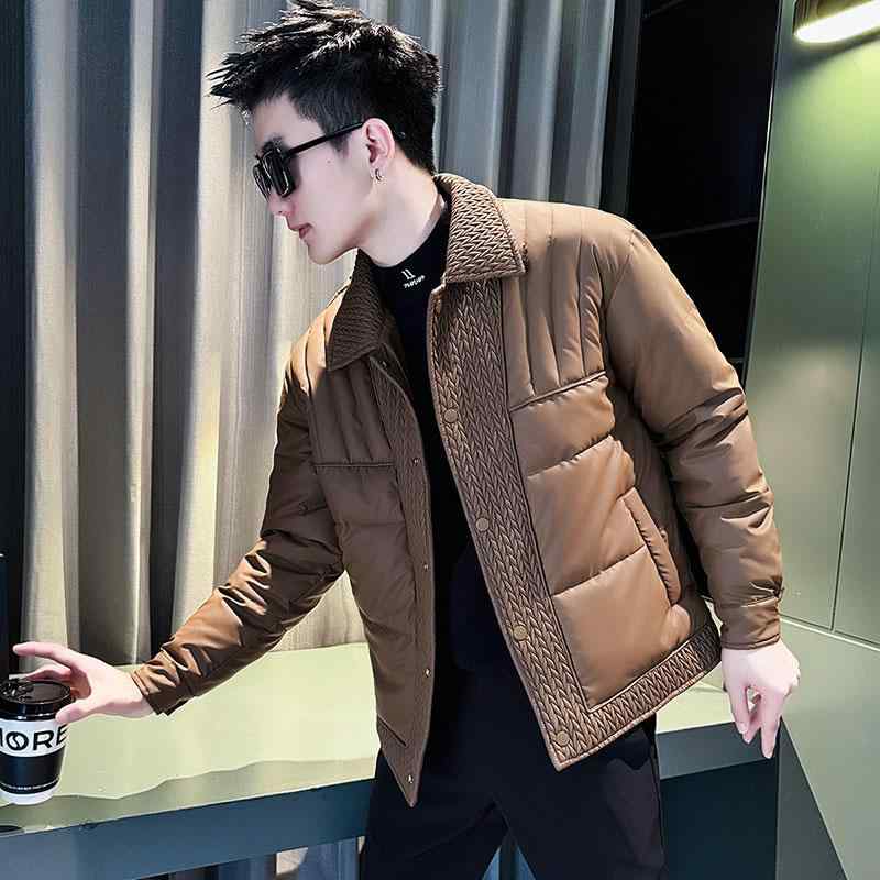 春 コーデ メンズ 用 服 シンプル ファッション オシャレ 大人 かっこいい 大きいサイズ ストリート 紳士服 カジュアル 綿 パッド ジャケット ハイエンド ダウン