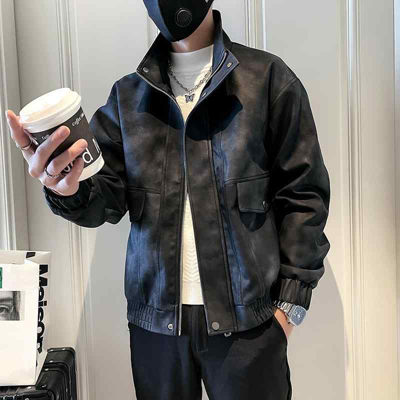 春 コーデ メンズ 用 服 シンプル ファッション オシャレ 大人 かっこいい 大きいサイズ ストリート 紳士服 コート レトロ ジャケット カジュアル ストライプ