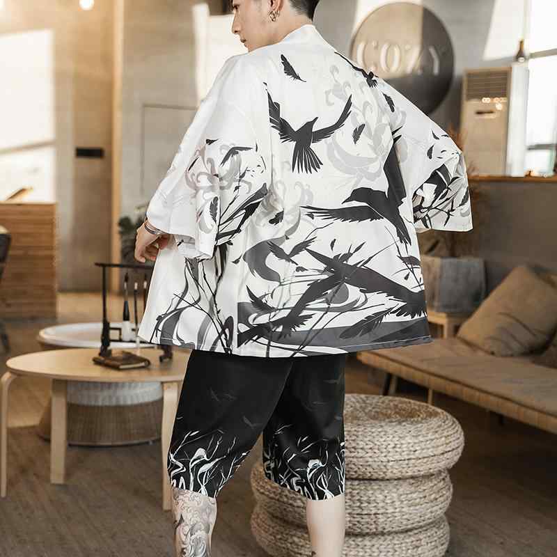 メンズ 流行り物 服 成人男性用 オシャレ 分かりやすい 成年者 かっこいい 馬鹿でかい大きさ 表どおり 成人男性服 夏 浮世絵 道教 衣装 背広 羽織り ジレー 漢服 薄っぺら マント