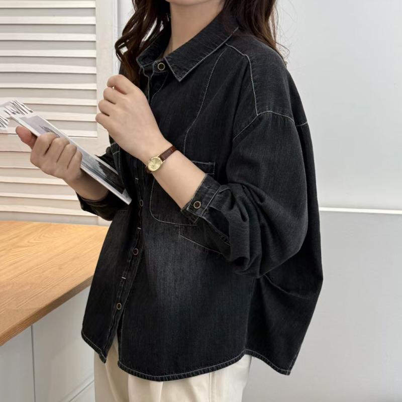 レディース 流行り物 ウォッシュ産業 不都合 ジーンズティーシャツ 心地好い ゆったり ジレー