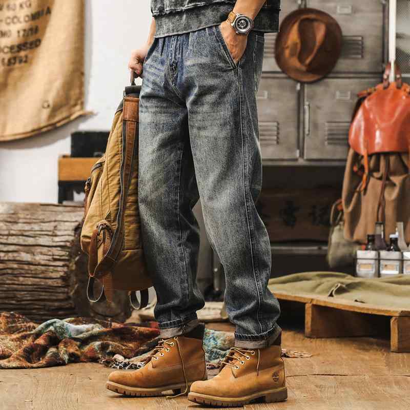 春 コーデ メンズ 用 服 分かりやすい 流行り物 オシャレ 成年者 かっこいい 気が大きい大きさ 表どおり 成人男性服 アメリカン レトロ デニム ゆったり ズボン下 心地よい ズボン下