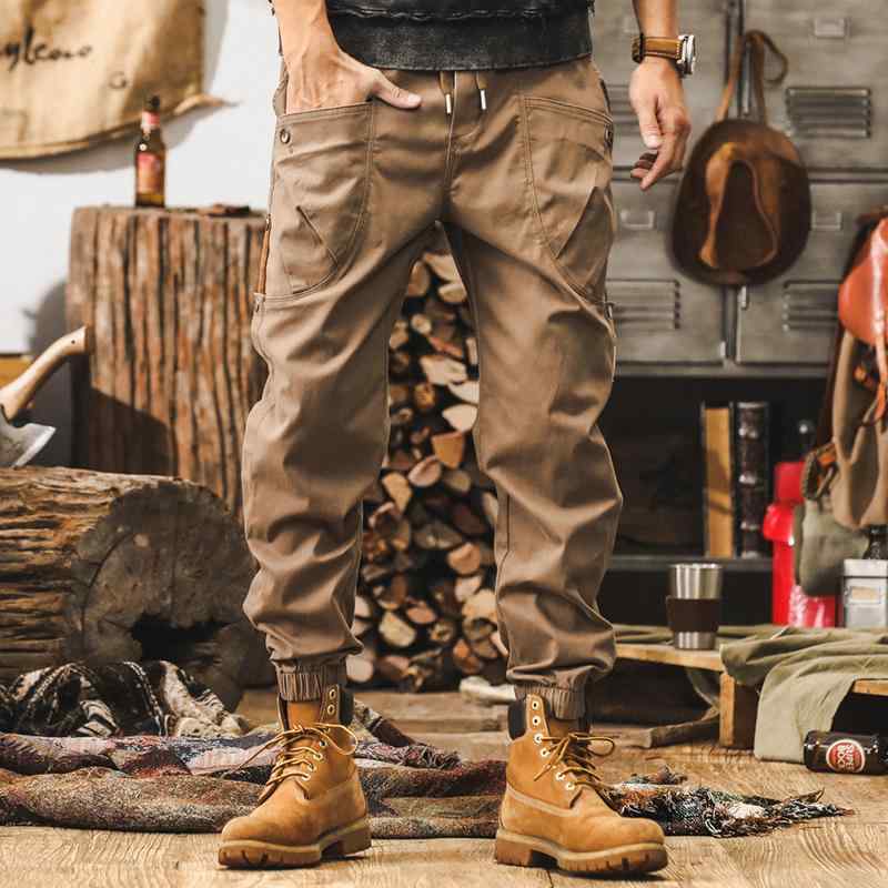 春 コーデ メンズ 用 服 シンプル ファッション オシャレ 大人 かっこいい 大きいサイズ ストリート 紳士服 アメリカン レトロ パンツ ズボン カジュアル