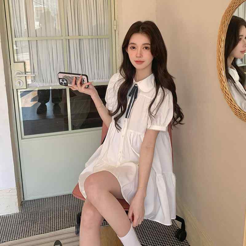 白 スカート かわいい レディース ドレス ワンピース