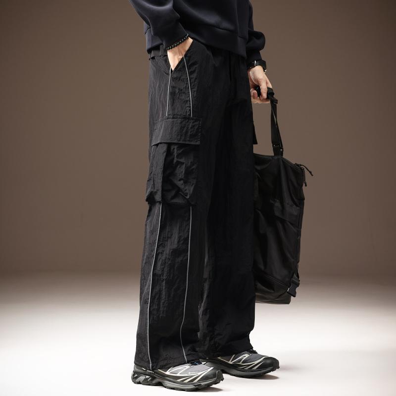 アウトドア ハイキング 登山 防水 撥水 パンツ メンズ 春　秋 スタイル ゆったり ストレート レッグ 多機能 ハイキング ワーク パンツ