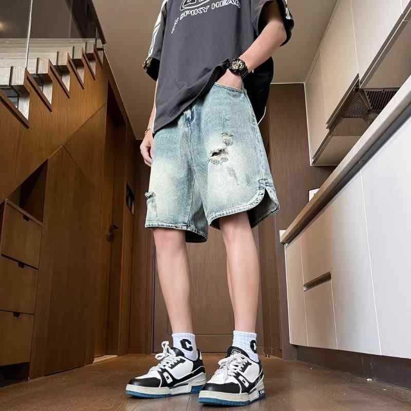 TRIPP NYC Lサイズ　ストラップ付き黒ショートパンツ　ハーフパンツのみ Tripp NY チェーン ボンテージパンツ ハーフパンツ ブラック