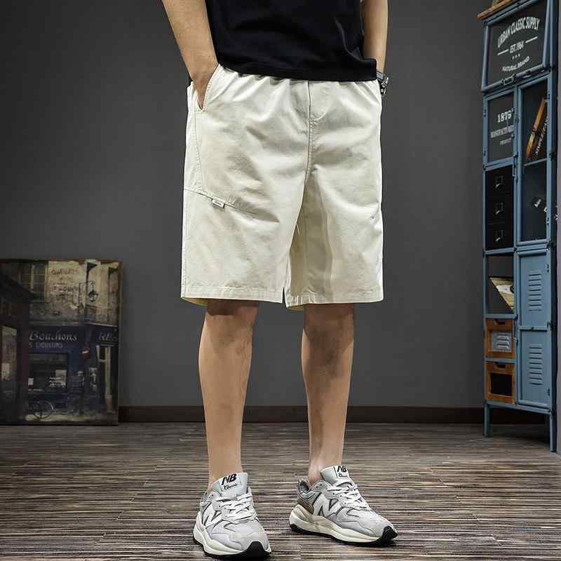 アメリカン アウトドア カジュアル パンツ メンズ 夏 コーデ スタイル ゆったり フィット 大きいサイズ カーゴ パンツ 薄手 スポーティ ストレート レッグ ハーフ パンツ