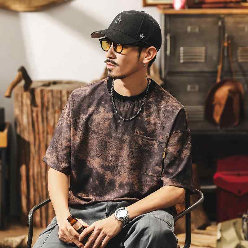 薄型 冷感 半袖 Tシャツ メンズ 薄手 速乾 アメリカン 大きいサイズ メンズ 服 トップス