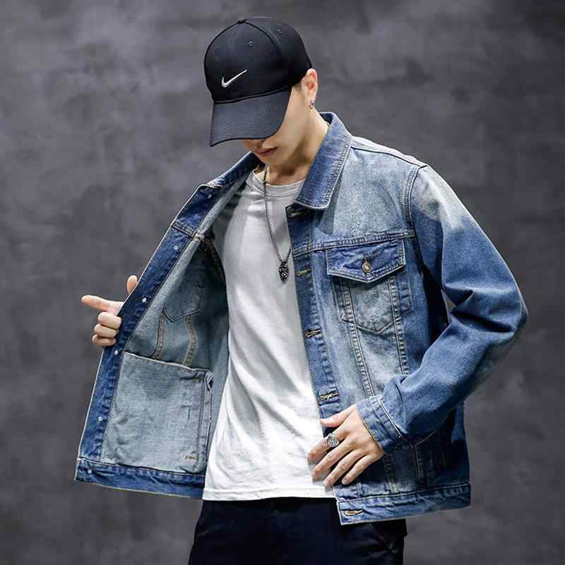秋 メンズ ジーンズ 上衣 か細い 相応う メンズ 服 春 秋 表現スタイル 心地好い アウター 上衣