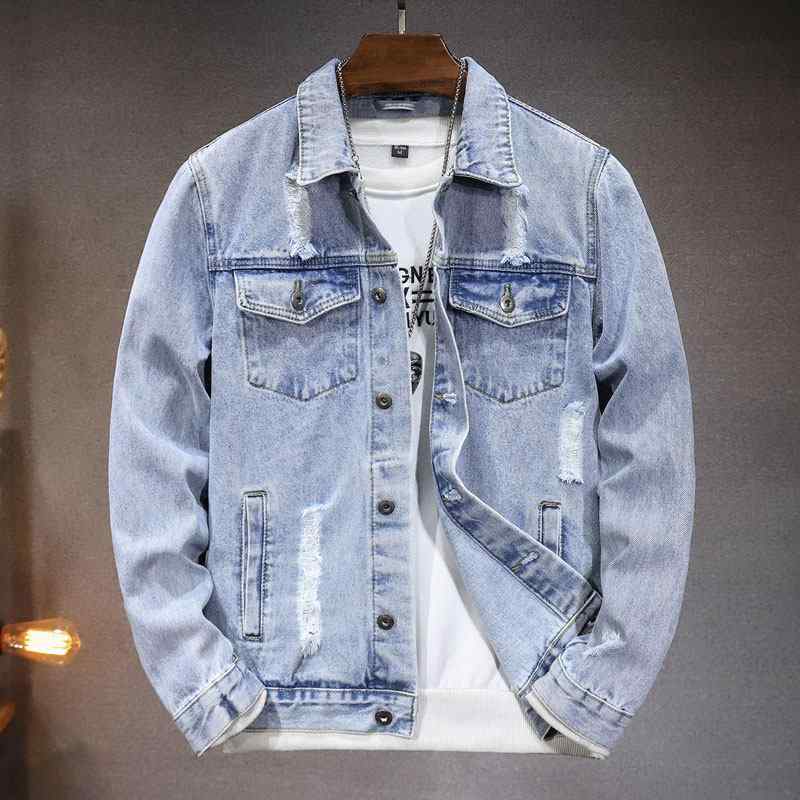 メンズ 不都合 ジーンズ 上衣 秋 表現スタイル 冷やりとした ファスナー付き添い人 ゆったり 心地よい 上衣