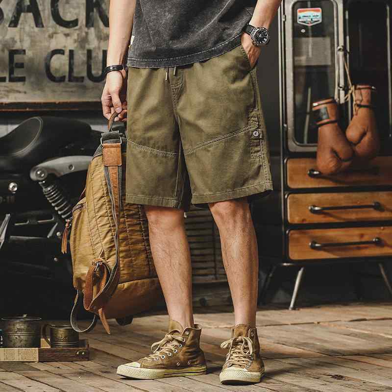 夏 アメリカン スタイル カーゴ パンツ メンズ 大きいサイズ レトロ カジュアル パンツ 大きいサイズ メンズ パンツ