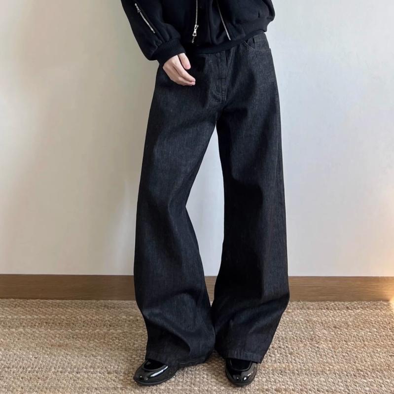 メンズ 流行り物 服 成人男性用 オシャレ 分かりやすい 成年者 かっこいい 表どおり 成人男性服  ニュー 黒いこと 赤いこと イヤー ナローレッドエッジ ジーンズ 引っ切り無い 太陽フレア ワイドレッグ 心地よい A生産ライン デニム