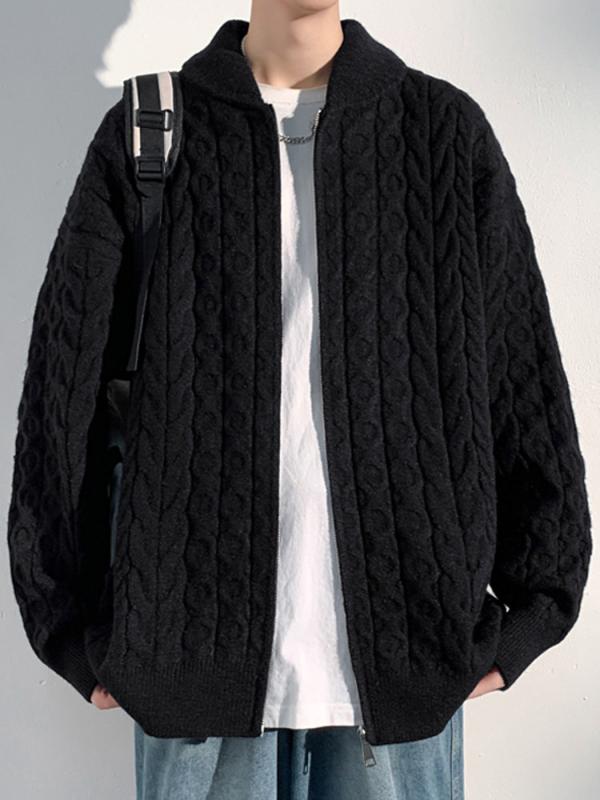メンズ 流行り物 服 成人男性用 オシャレ 分かりやすい 成年者 かっこいい 表どおり 成人男性服  編み物 ジレー 伸び伸びするファスナー ゆったり 分かりやすい 心地好い 照明ランプ色つや 上衣