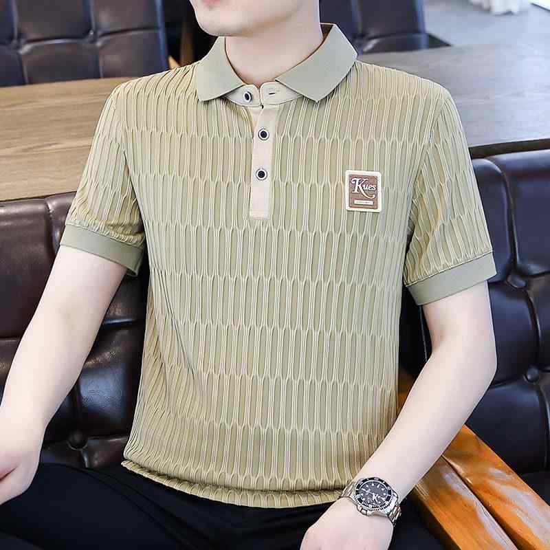 メンズ ファッション 服 男性用 オシャレ シンプル 大人 かっこいい ストリート 紳士服 冷感 半袖 Tシャツ 薄手 速乾 襟 快適 カジュアル ポロシャツ