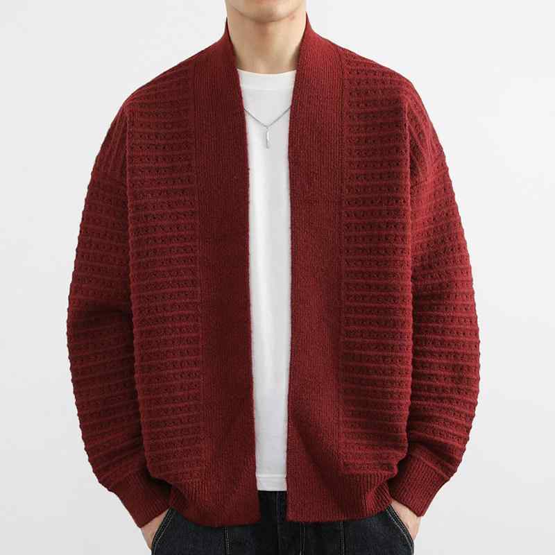 メンズ 流行り物 服 成人男性用 オシャレ 分かりやすい 成年者 かっこいい 表どおり 成人男性服  名取り草受け答え ジレー スウェーター リラックススタイリッシュ 編み物 御召しもの