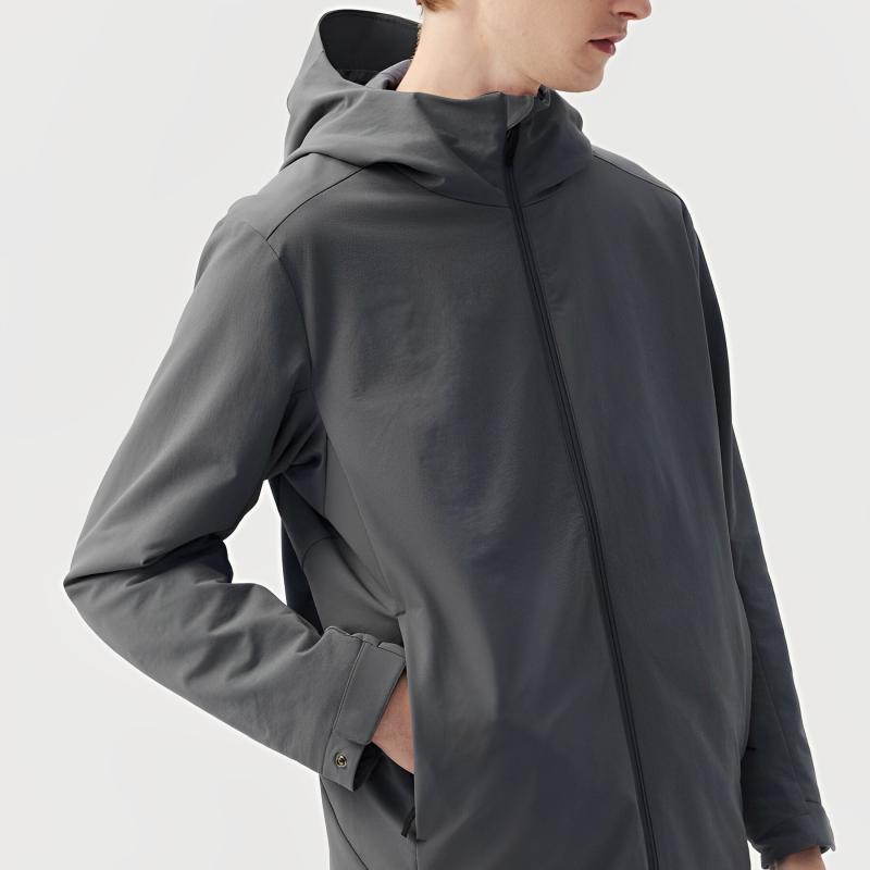 メンズ ファッション 服 男性用 シンプル かっこいい 大人 春コーデ 通勤ウェア フード ジャケット