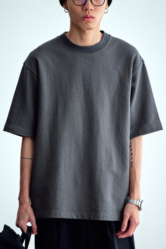 メンズ ファッション 服 男性用 シンプル かっこいい 大人 春コーデ 綿 生地 ゆったり 半袖 シャツ ｜リコット