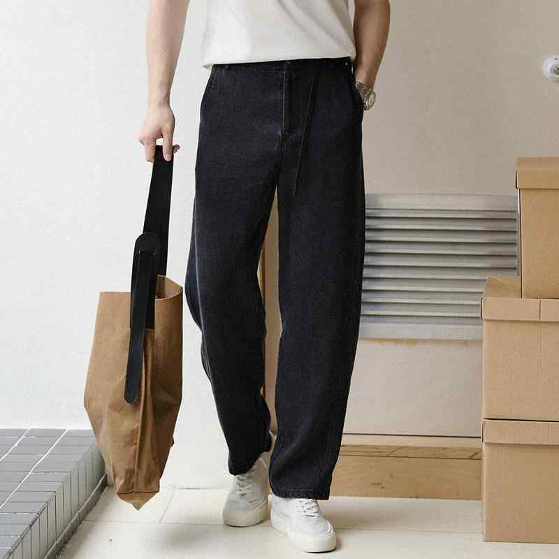 メンズ 流行り物 服 成人男性用   分かりやすい かっこいい 成年者 春コーデ  黒いこと 心地よい ズボン下 引っ切り無い レッグ 如何様物 ジーンズ ズボン下 リヨ独居室
