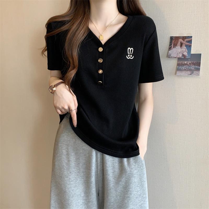 レディース 大人 きれいめ シンプル 上品 着回し ベーシック カジュアル ナチュラル ロングシーズン 半袖 オフショルダー Tシャツ スタイル フレンチ Vネック シック スタイリッシュ スリミングトップス
