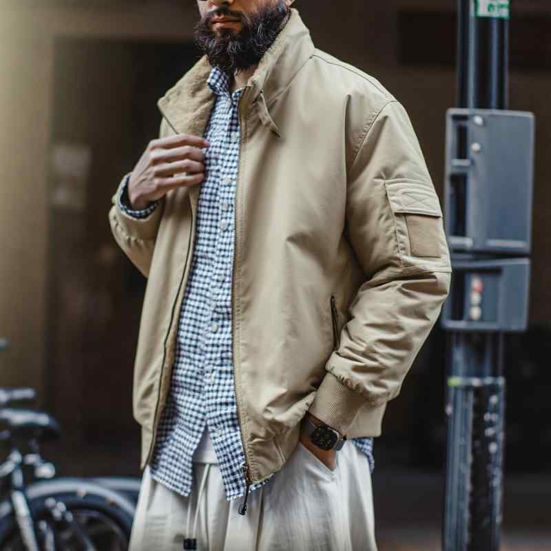 メンズ 流行り物 服 成人男性用   分かりやすい かっこいい 成年者 表どおり 心地よい 商行為 通い アメリカン 古典派音楽 ハリントン 細工物 上衣綿織物 厚地の外套 成人男性服