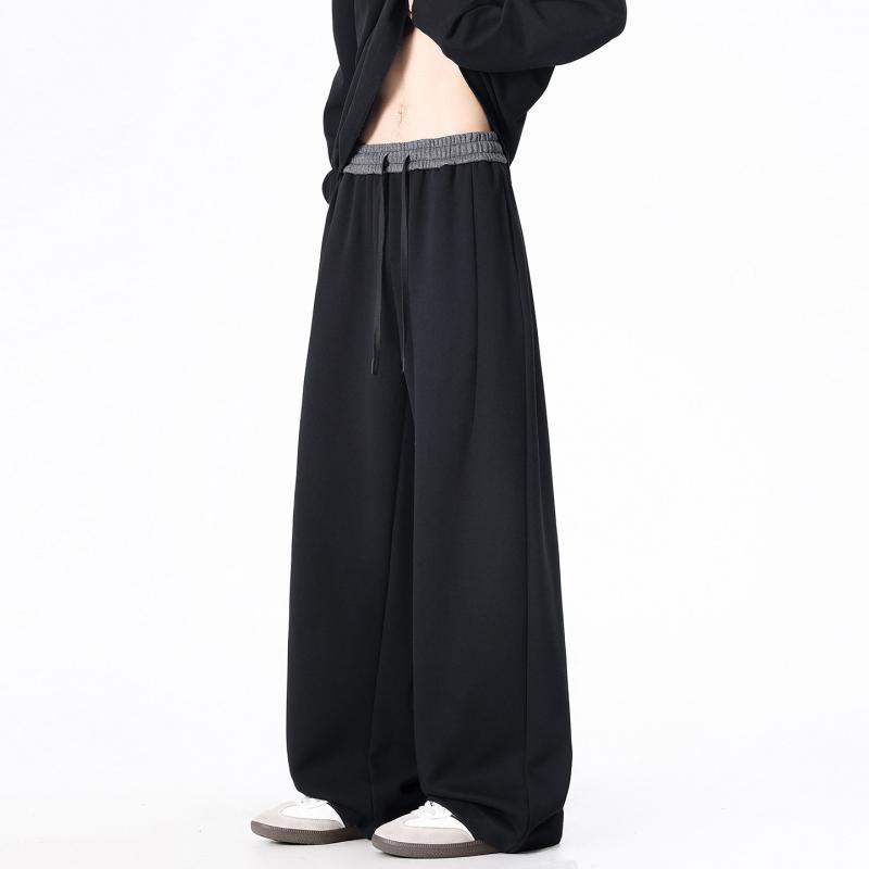 メンズ ファッション 服 男性用 シンプル かっこいい 大人 ストリート カジュアル ビジネス 通勤 アメリカン カラー ブロック アスレチック スウェットパンツ ストレート レッグ ゆったり カジュアル パンツ